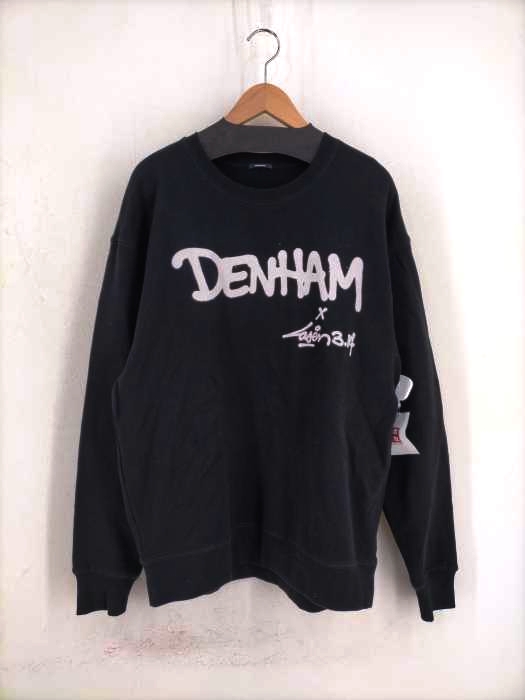 DENHAM（デンハム） LASER SWEAT PRSU プリントクルーネックスウェット メンズ トップス