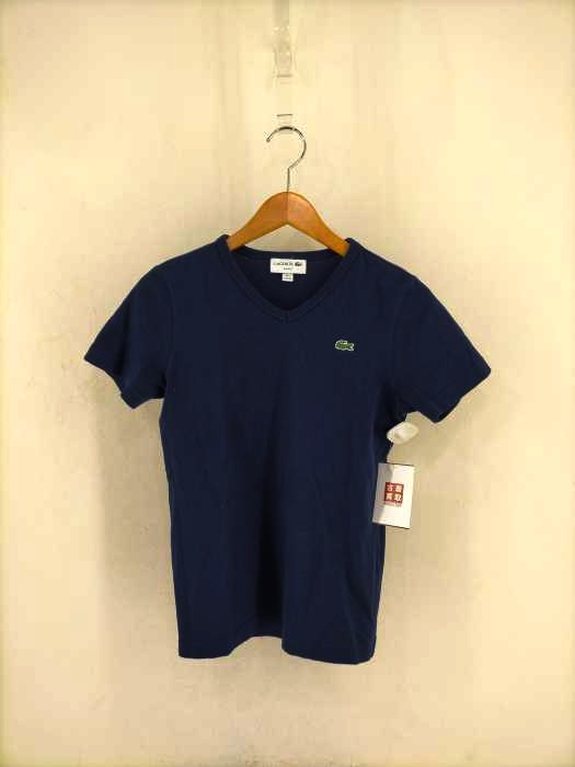 LACOSTE（ラコステ） ピマコットン VネックTシャツ レディース トップス