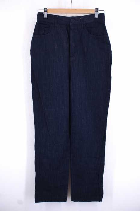 ENFOLD (エンフォルド) 16SS 5Pリネン混デニムパンツ レディース パンツ