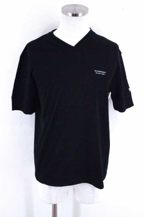 BURBERRY BLACK LABEL (バーバリーブラックレーベル) VネックTシャツ メンズ トップス