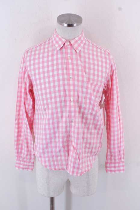 COMME des GARCONS HOMME (コムデギャルソンオム) AD2009 ポケット付きチェックシャツ メンズ トップス