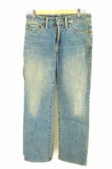 R by 45rpm (アールバイフォーティーファイブアールピーエム) USED加工ストレートデニムパンツ メンズ パンツ