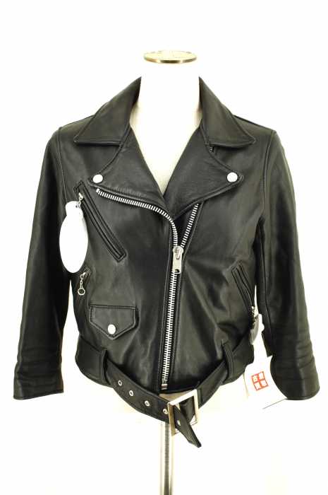 LI HUA × ADDICT CLOTHES レザーライダースジャケット レディース アウター