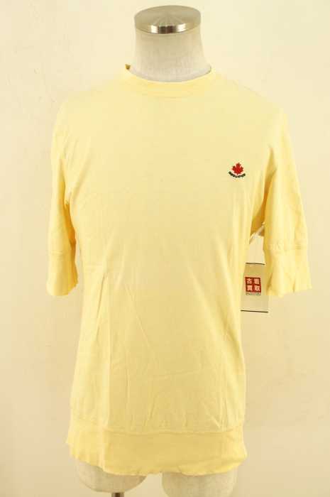 DSQUARED2(ディースクエアード) ダメージ加工リブTシャツ メンズ トップス