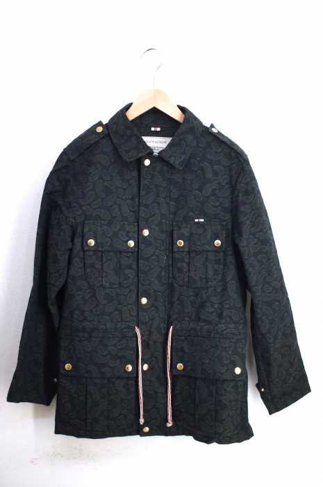 maison kitsune （メゾンキツネ） ペイズリー柄サファリジャケット メンズ アウター