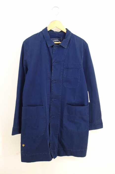Amanjakania（アマンジャカニア） 後染ショップコート メンズ アウター