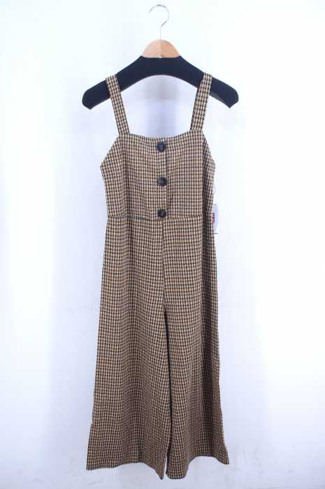 ZARA trafaluc(ザラトラファルック) 千鳥格子柄オールインワン レディース オールインワン