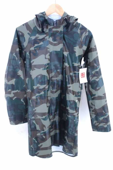 ELKA REGNTØJ（エルカ） waterproof rain jacket PVCフーデットレインコート レディース アウター