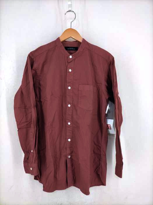 UNITED ARROWS green label relaxing（ユナイテッドアローズグリーンレーベルリラクシング） バンドカラーシャツ メンズ トップス