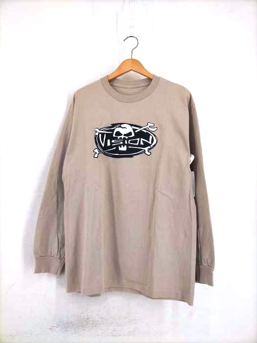 USED古着(ユーズドフルギ) プリントロングスリーブTシャツ メンズ トップス