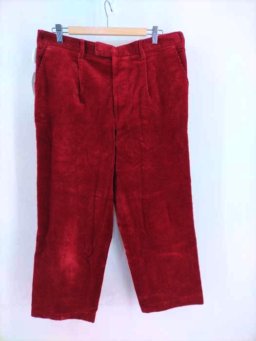 USED古着（ユーズドフルギ） BODEN 太畝コーデュロイ 1タックパンツ メンズ パンツ