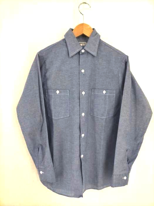 USED古着（ユーズドフルギ） RIVERSIDE 80S シャンブレーシャツ メンズ トップス