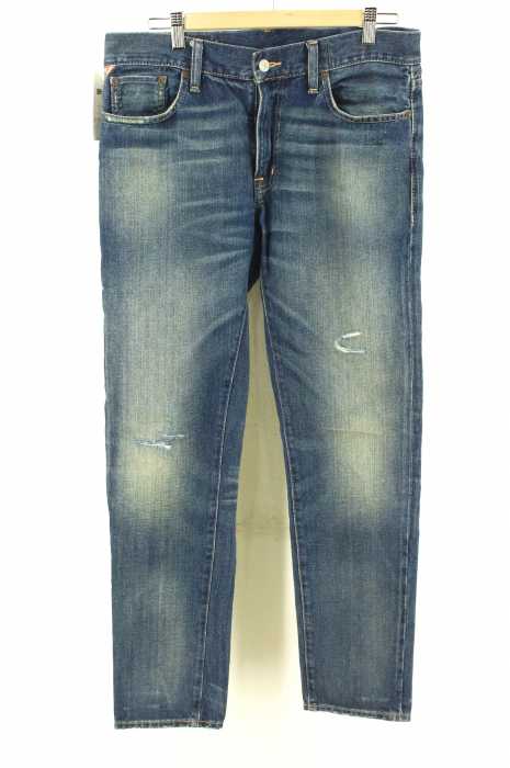 DENIM & SUPPLY RALPH LAUREN (デニム&サプライ ラルフローレン) ダメージ加工デニムパンツ メンズ パンツ
