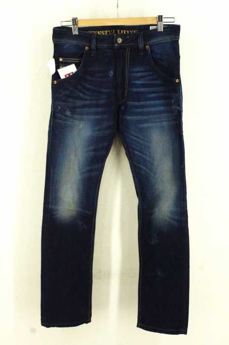 DIESEL (ディーゼル) KROOLEY USED加工デニム パンツ メンズ パンツ