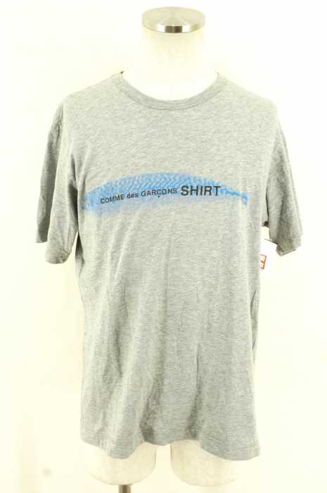 COMME des GARCONS SHIRT (コムデギャルソンシャツ) ロゴプリントクルーネックTシャツ メンズ トップス