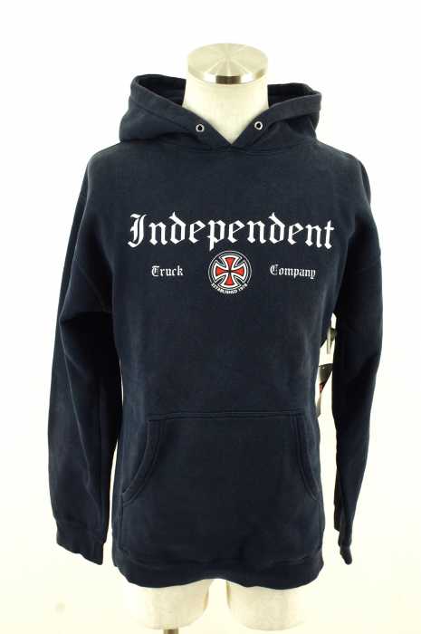 INDEPENDENT （インディペンデント） ロゴプリントプルオーバーパーカー メンズ トップス