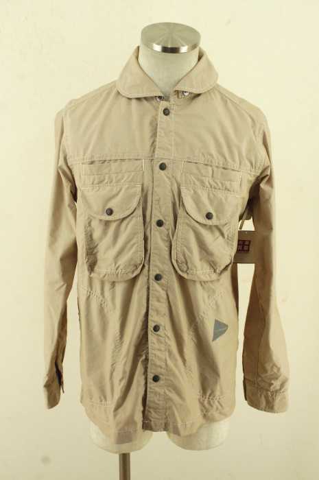 and wander （アンドワンダー） DRY TYPEWRITER SHIRT JACKET メンズ アウター