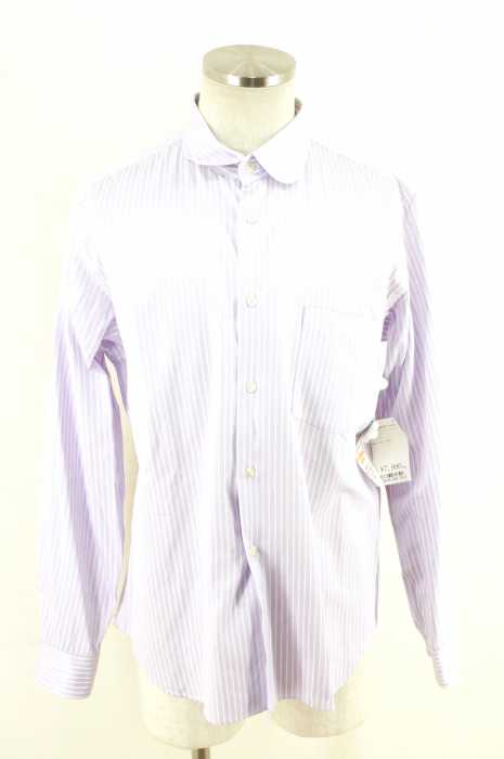 COMME des GARCONS HOMME PLUS （コムデギャルソンオムプリュス） AD2011 ラウンドカラーストライプ メンズ トップス