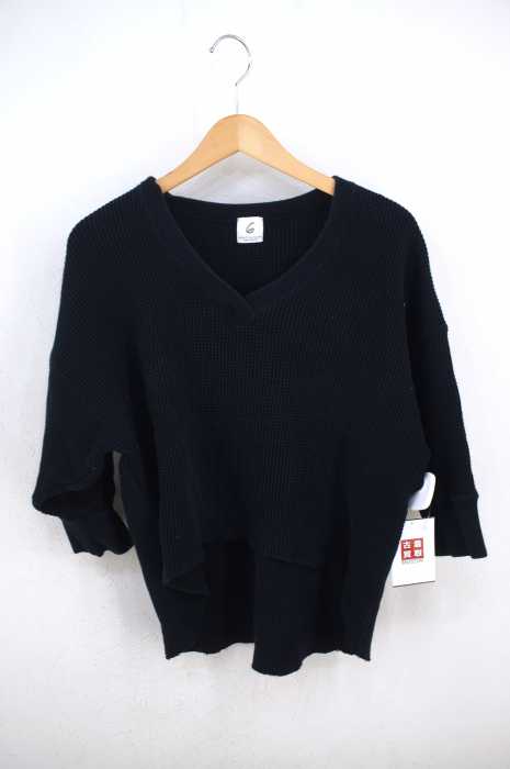 6 BEAUTY & YOUTH UNITED ARROWS(ロクビューティーアンドユースユナイテッドアローズ) Vネックサーマルカットソー レディース トップス