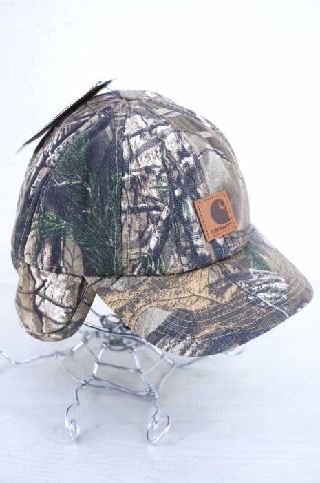Carhartt （カーハート） EAR FLAP CAP リアルツリーカモ メンズ 帽子