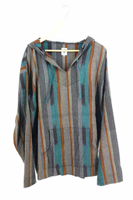 SOUTH2 WEST8(サウスツーウエストエイト) 19SS MEXICAN PARKA 絣柄メキシカンパーカ メンズ トップス