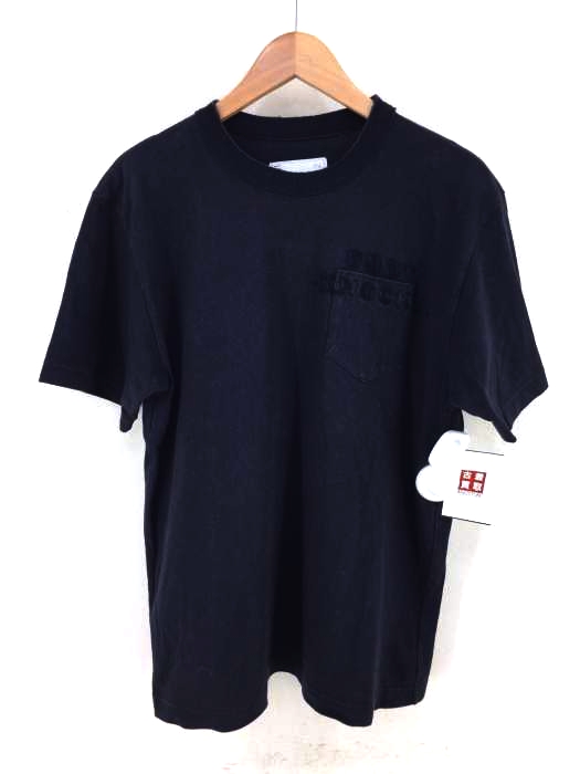Sacai(サカイ) ODDY-KNOCKY 刺繍POCKET TEE メンズ トップス