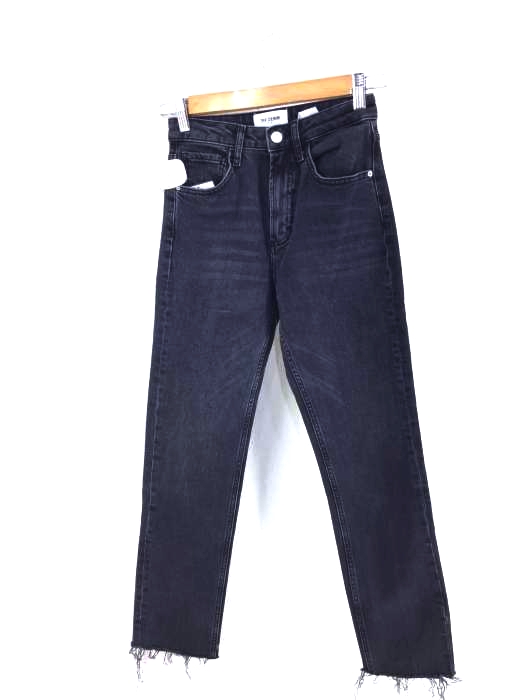 ZARA TRF DENIM(ザラティーアルエフデニム) カットオフ加工デニムパンツ レディース パンツ
