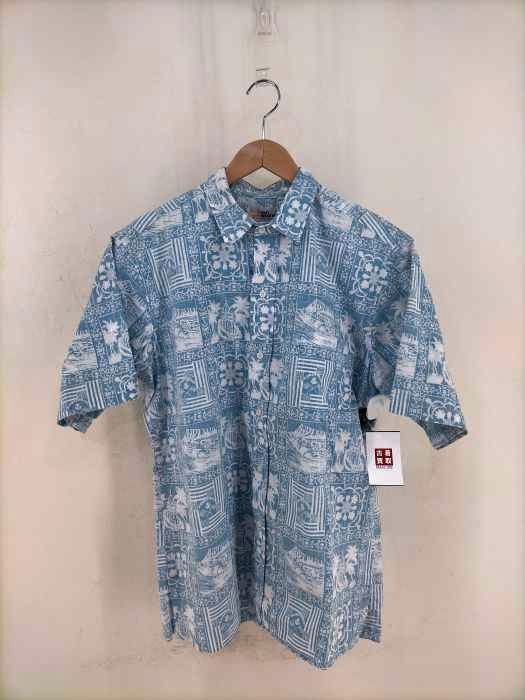 REYNSPOONER（レインスプーナー） 80年代 乳首無しタグ 総柄 アロハシャツ メンズ トップス
