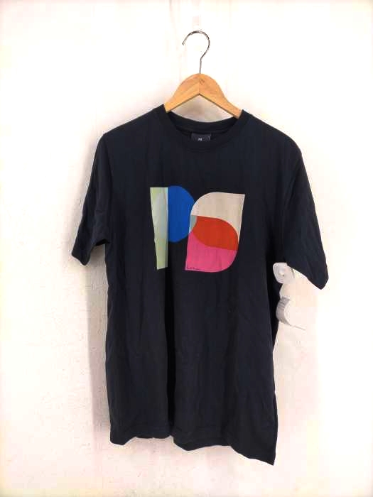 PS Paul Smith（ピーエスポールスミス） PS LOGO PRINT T‐SHIRT ロゴプリントクルーネックTシャツ メンズ トップス