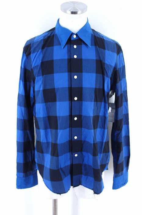 TAKAHIRO MIYASHITA The SoloIst. （タカヒロミヤシタザソロイスト） pin or not collar shirt　チェック柄シャツ メンズ トップス