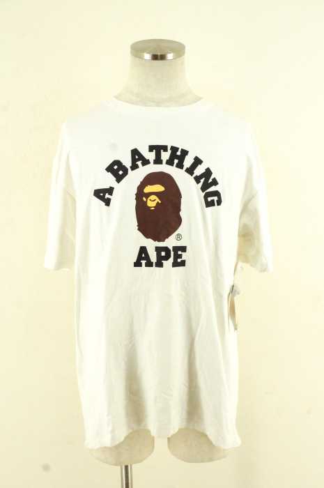 BAPE （ベイプ） サルロゴプリントクルーネックTシャツ メンズ トップス