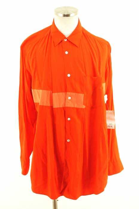 COMME des GARCONS SHIRT （コムデギャルソンシャツ） 90s コットン切替レーヨン メンズ トップス