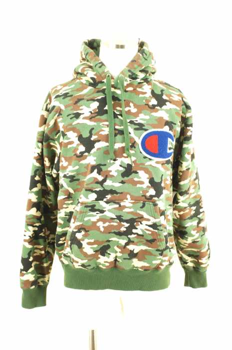 Champion （チャンピオン） デカロゴ　プルオーバーパーカー メンズ トップス