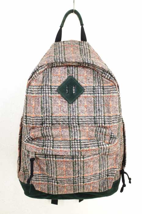 Engineered Garments （エンジニアードガーメンツ） 14AW  N BROOKLYN FANNY PACK チェック柄スウェード切替デイパック メンズ バッグ
