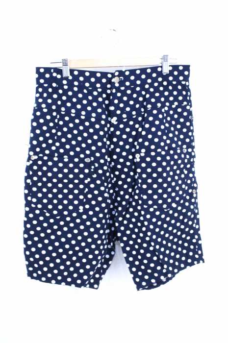 mercibeaucoup jevous enprie （メルシーボークージュヴゾンプリ） リネン混 ドット柄ショートサルエルパンツ メンズ パンツ
