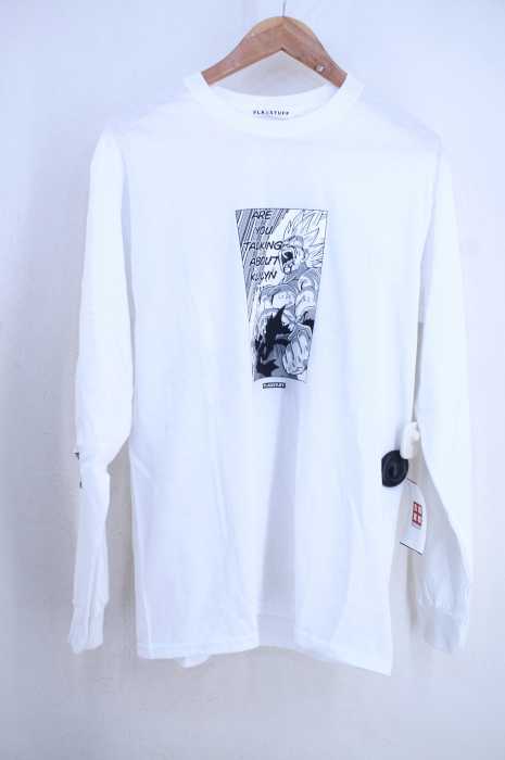 FLAGSTUFF(フラッグスタッフ) コラボ Super saiyans L/S Tee メンズ トップス