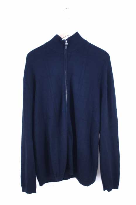 PERRY ELLIS（ペリーエリス） コットンレーヨンジップアップニット メンズ トップス