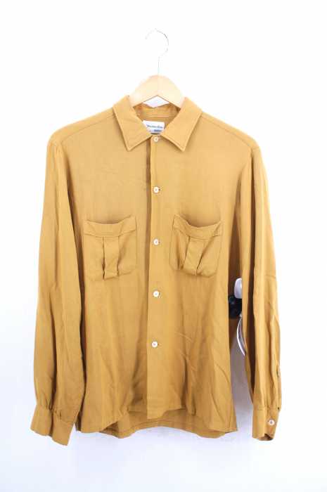 USED古着  （ユーズドフルギ） 50~60S レーヨンオープンカラーシャツ メンズ トップス