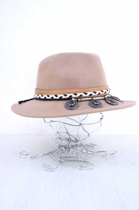ZARA accessories（ザラアクセサリーズ） 装飾ブリムハット メンズ 帽子
