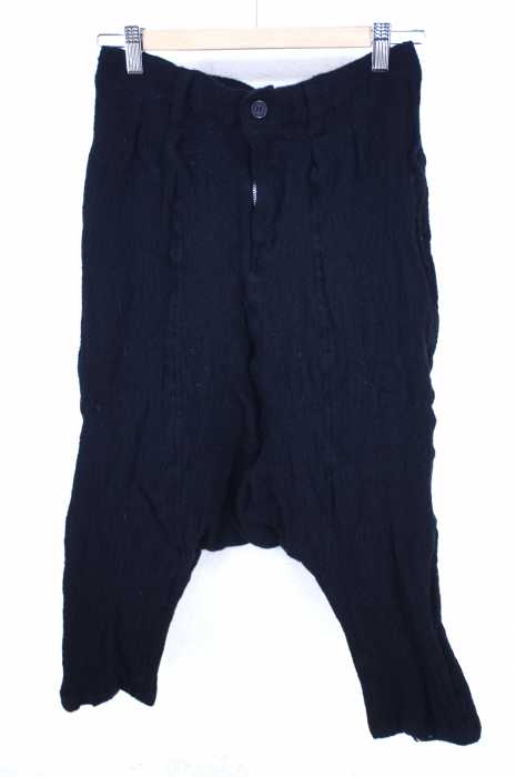 tricot COMME des GARCONS （トリココムデギャルソン） AD2015 縮絨ドットレイヤードウールサルエルパンツ レディース パンツ