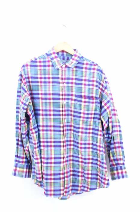 COMME des GARCONS HOMME (コムデギャルソンオム) 80S デカオム マドラスチェックシャツ メンズ トップス