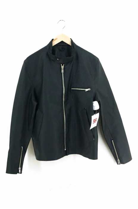 STUTTERHEIM（ストゥッテルハイム） ラバー シングルライダースジャケット メンズ アウター