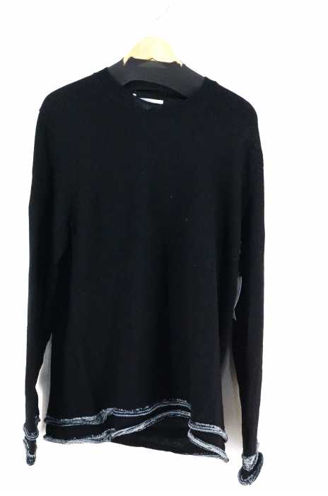 COMME des GARCONS SHIRT（コムデギャルソンシャツ） CONTRAST WEAVE CREW KNIT メンズ トップス