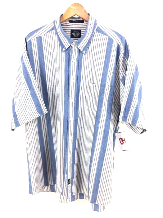 DOCKERS(ドッカーズ) INDIGO ストライプBDシャツ メンズ トップス