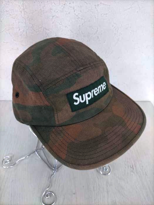 Supreme(シュプリーム) カモ柄 ボックスロゴ ジェットキャップ Camo Camp Cap メンズ 帽子