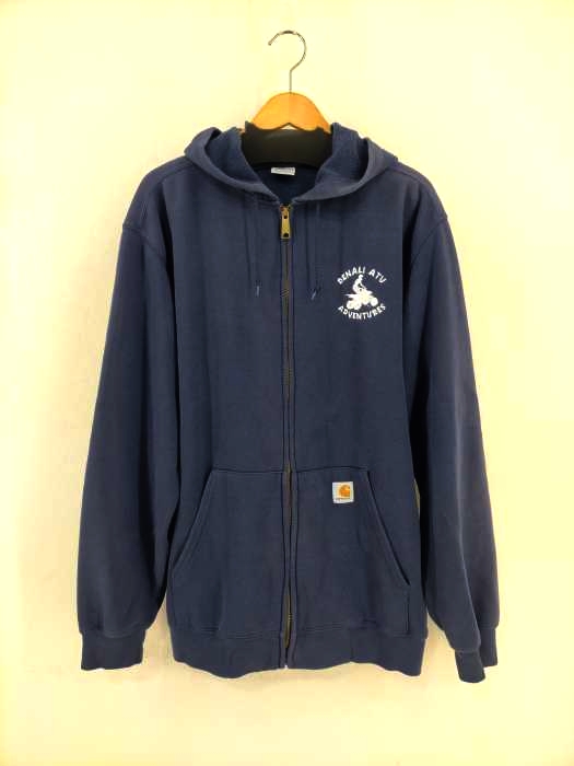 Carhartt（カーハート） 刺繍入り ジップアップパーカー メンズ トップス