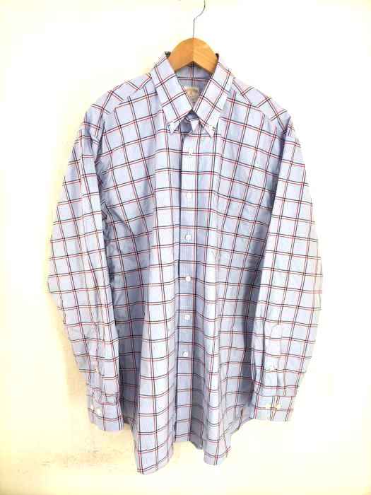 BROOKS BROTHERS(ブルックスブラザーズ) トリコカラーチェックコットンシャツ メンズ トップス
