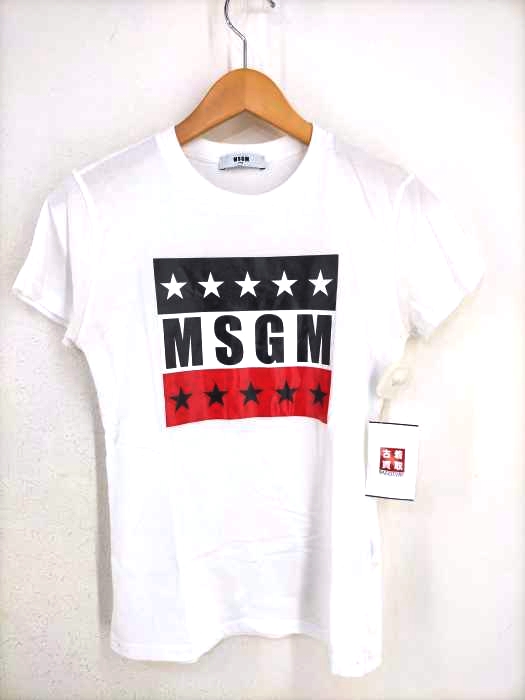 MSGM（エムエスジーエム） プリント半袖Tシャツ レディース トップス