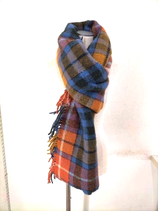 HIGHLAND TWEEDS（ハイランド） ウール 大判ストール レディース ファッション雑貨
