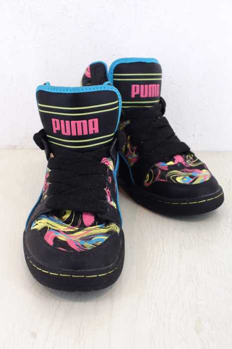 PUMA(プーマ) Unlimited Hi Canva Swirl ハイカットスニーカー レディース シューズ
